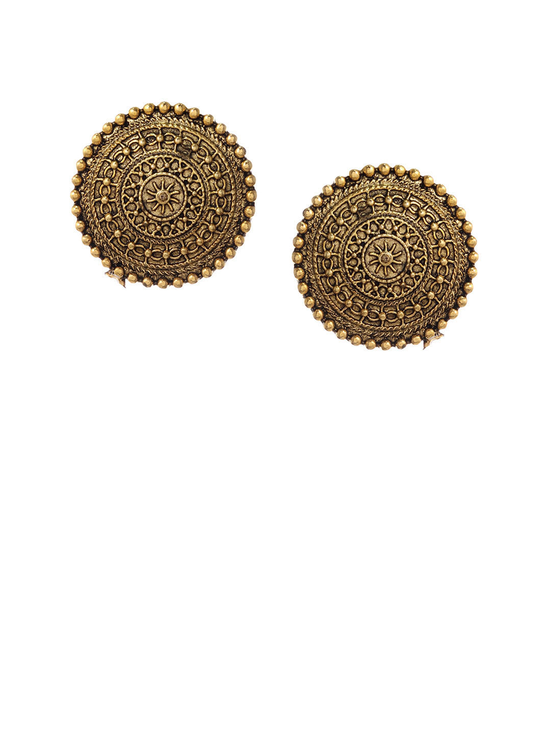 

Silvermerc Designs Gold-Toned Circular Studs
