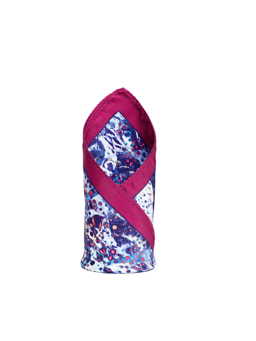 

Alvaro Castagnino Blue Printed Pocket Square