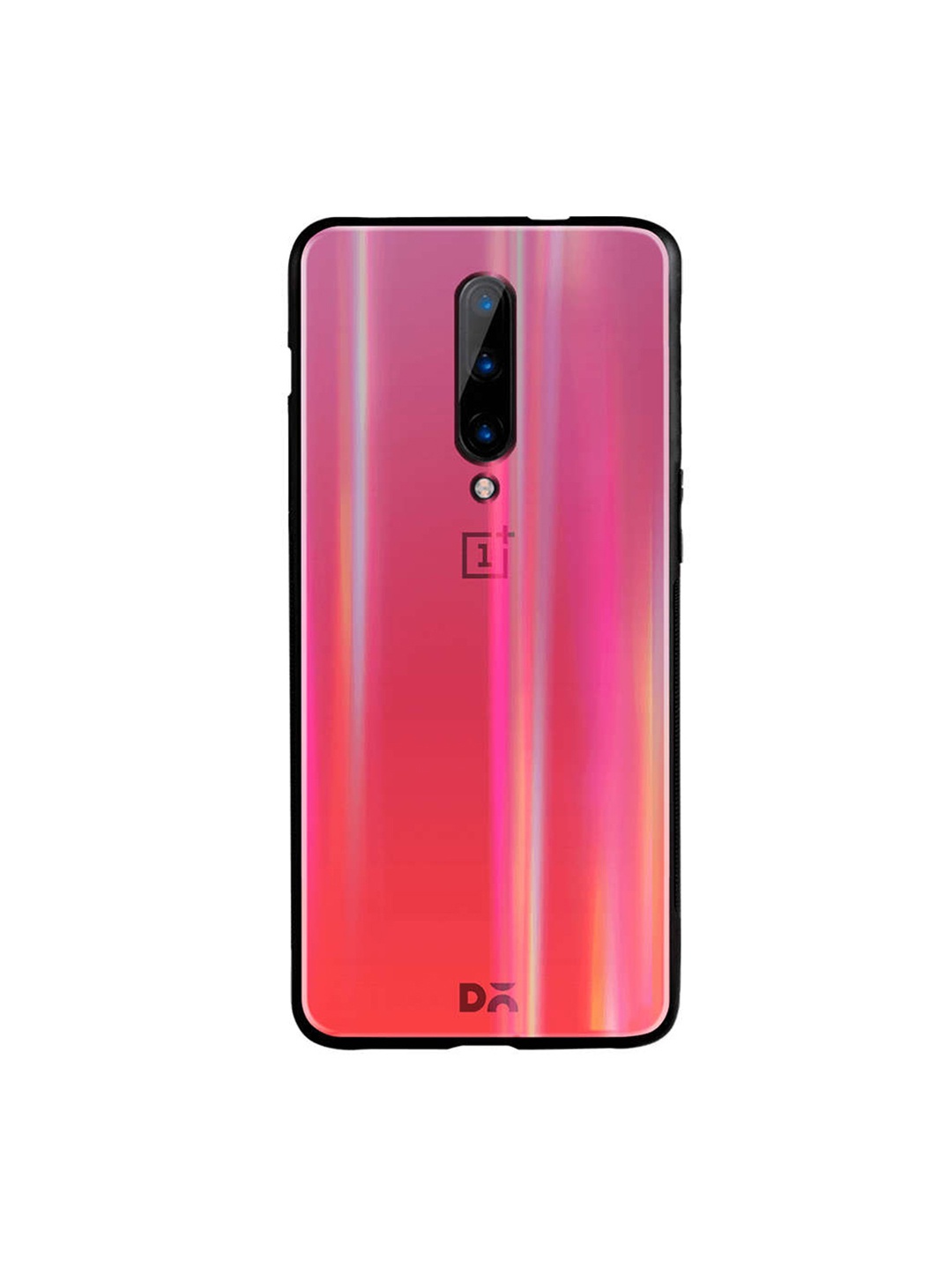 

DailyObjects Pink Holographic OnePlus 7 Pro Glass Case Cover