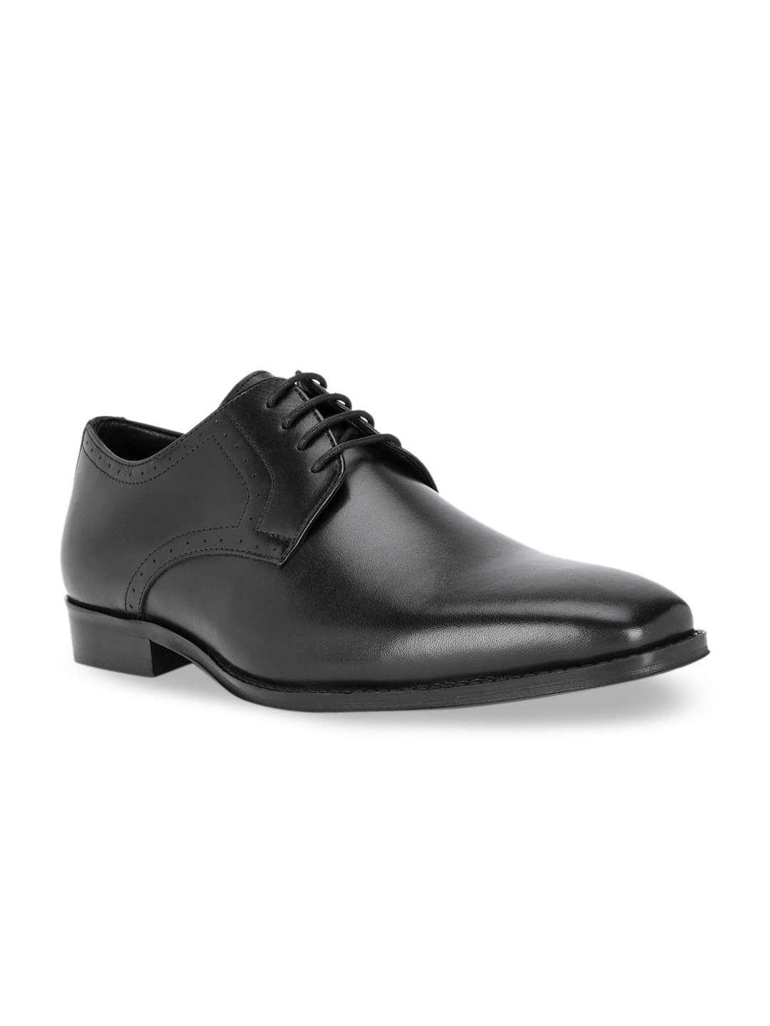 

Kenneth Cole Men Black Leather Formal Derbys