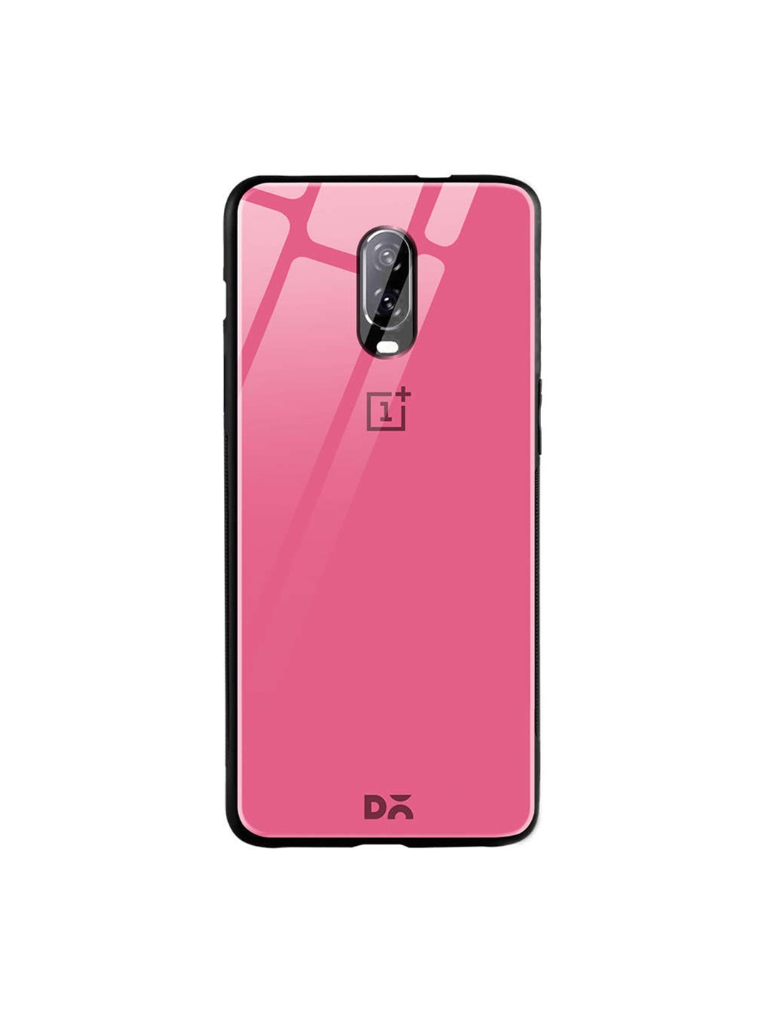 

DailyObjects Pink One Plus 6T Glass Case Cover