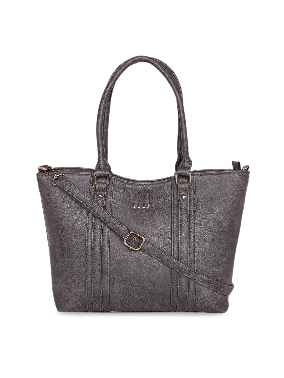 

ELLE Grey Solid Shoulder Bag