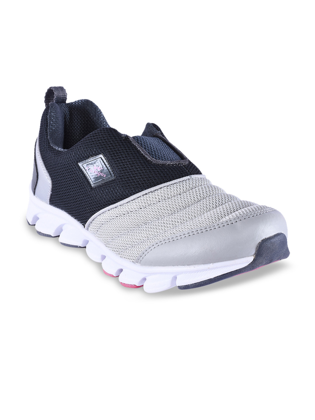 

Campus Women Grey & Navy Mesh Running Shoes