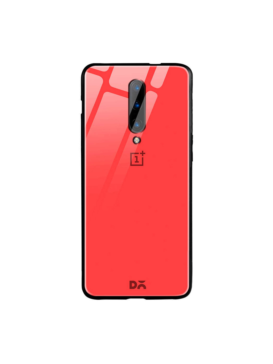 

DailyObjects Coral Red One Plus 7 Pro Glass Case Cover