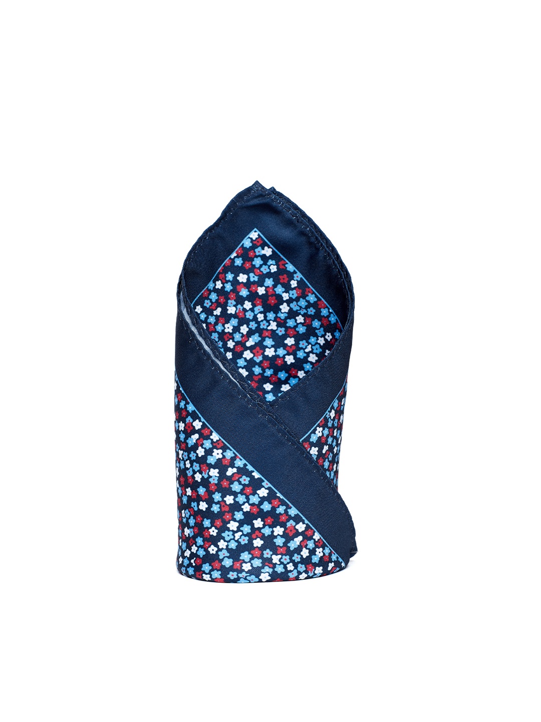 

Alvaro Castagnino Blue & Red Printed Pocket Square