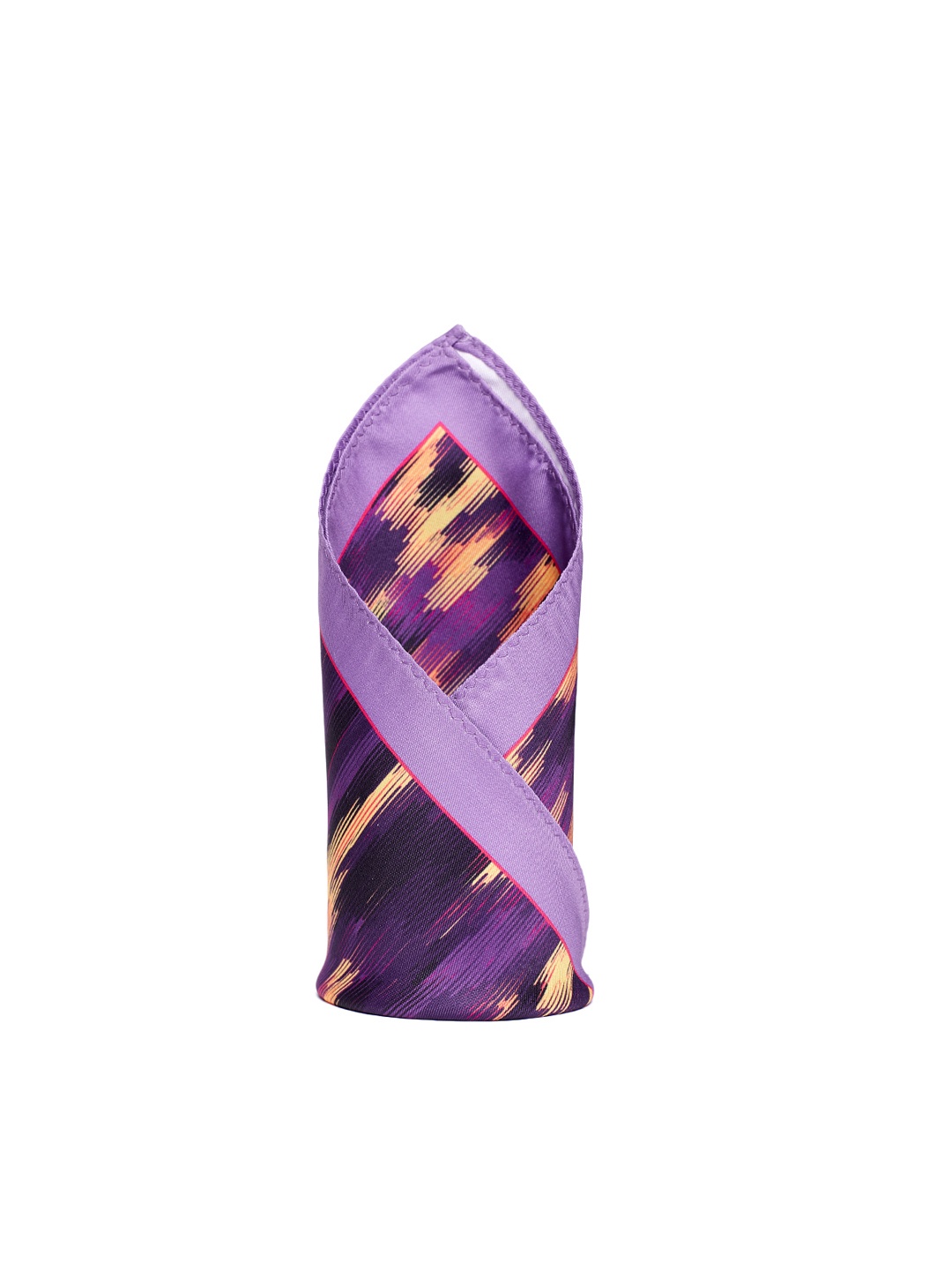 

Alvaro Castagnino Purple Printed Pocket Square