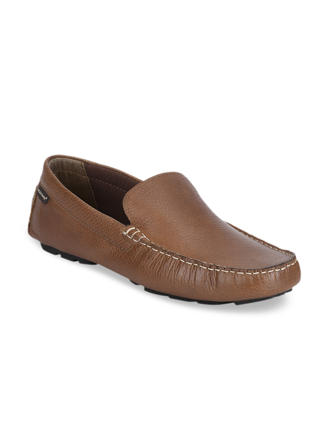 

Red Tape Men Brown Leather Driving Shoes