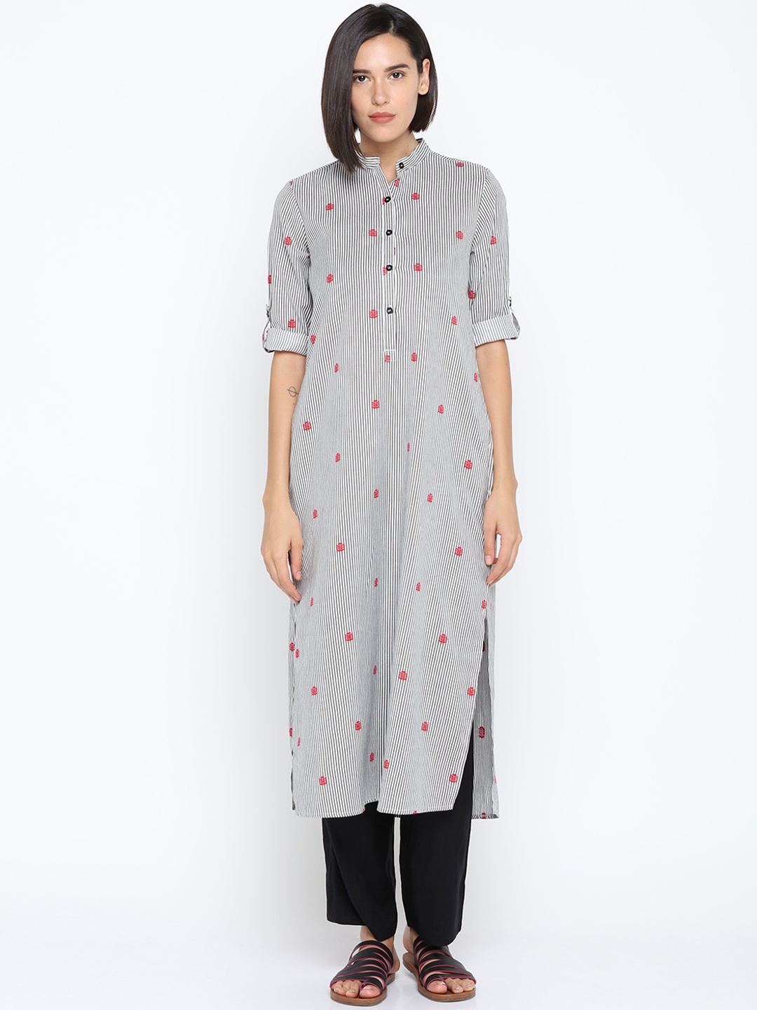 IDK Grey Striped Tunic