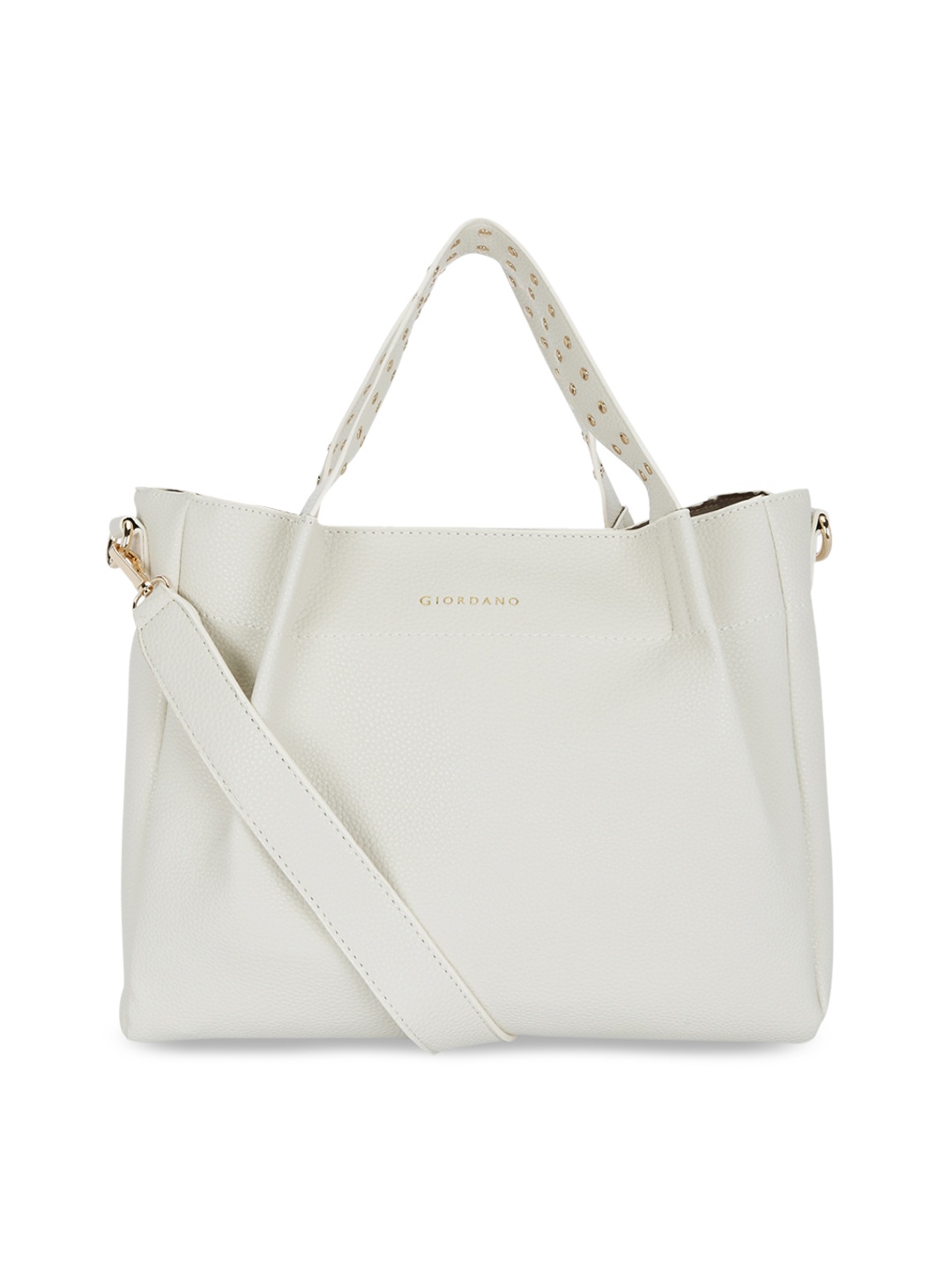 

GIORDANO White Solid Handheld Bag