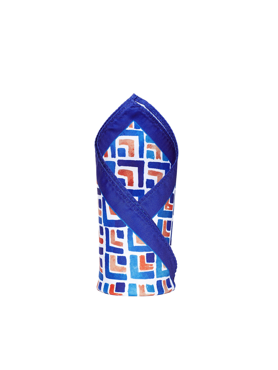 

Alvaro Castagnino Multicoloured Printed Pocket Square, Blue