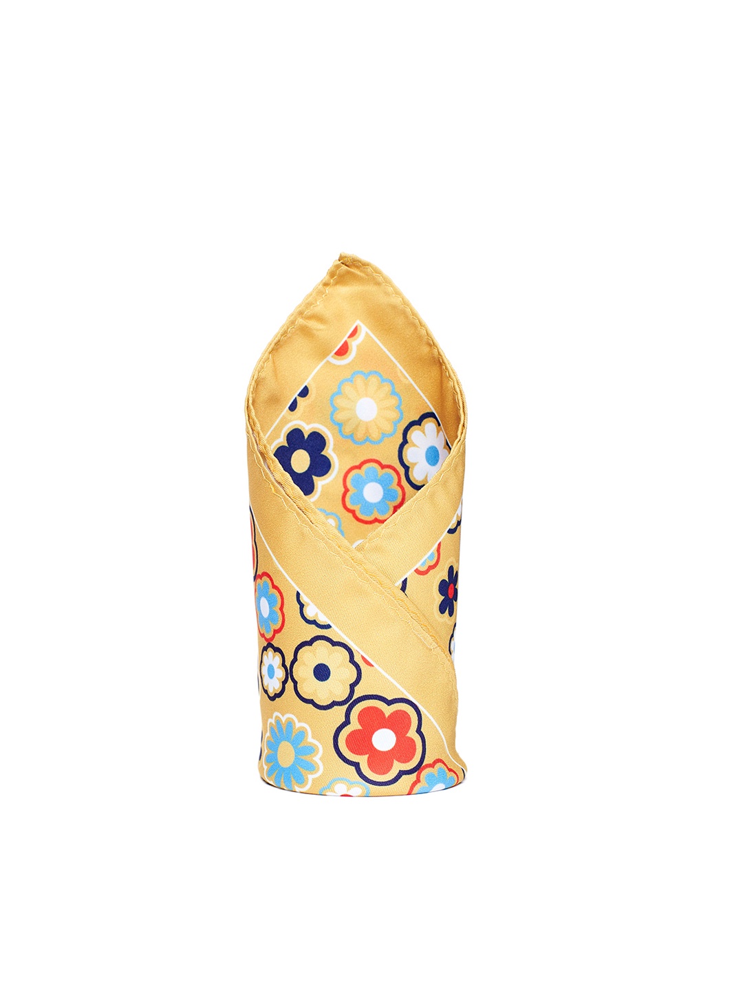 

Alvaro Castagnino Multicoloured Printed Pocket Square, Yellow