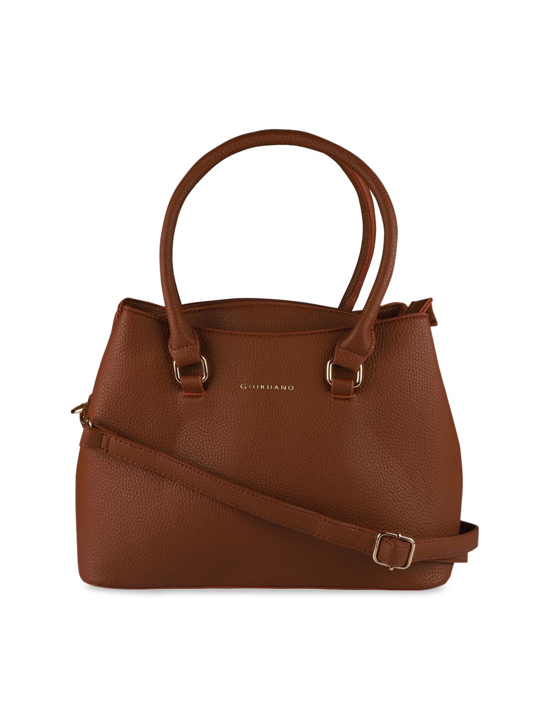 GIORDANO Women Brown Solid Handheld Bag