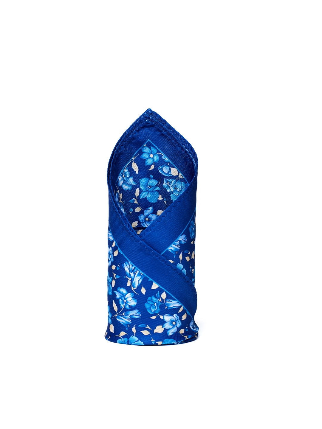

Alvaro Castagnino Blue Printed Pocket Square