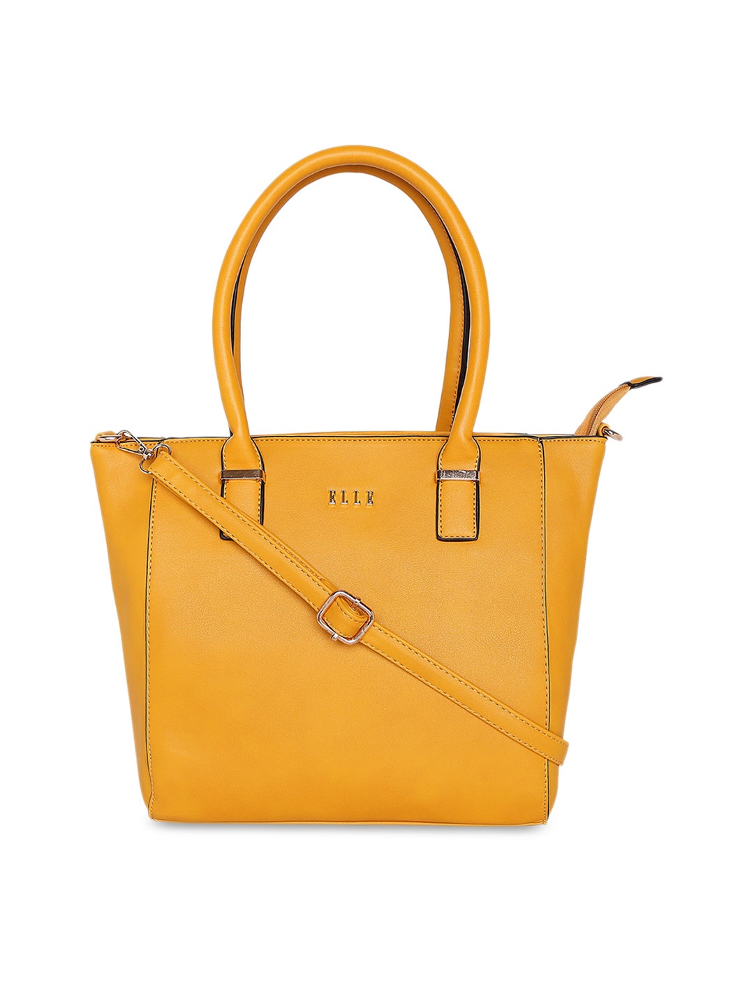 

ELLE Orange Solid Shoulder Bag