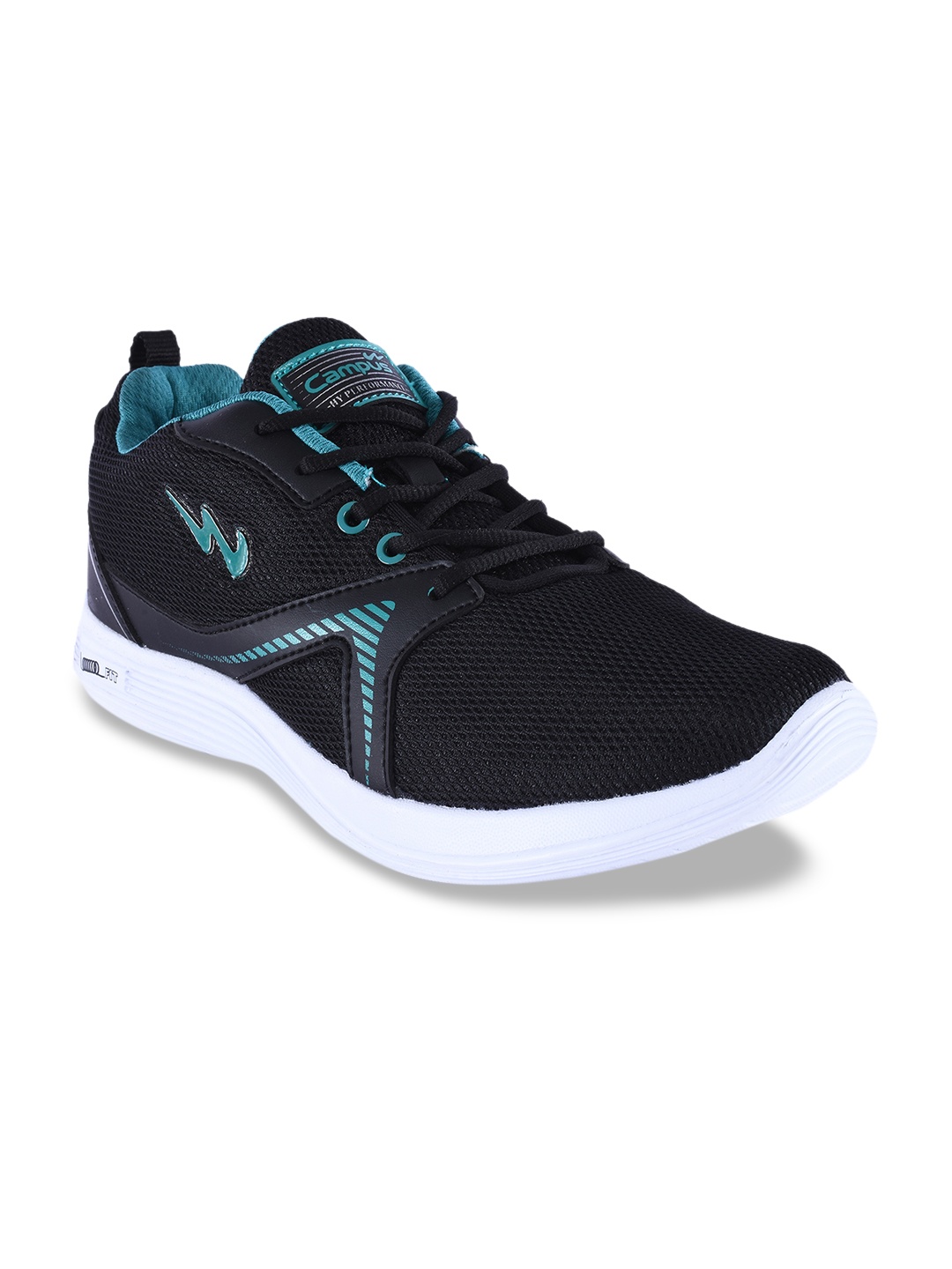 

Campus Men Black Mesh Running Shoes