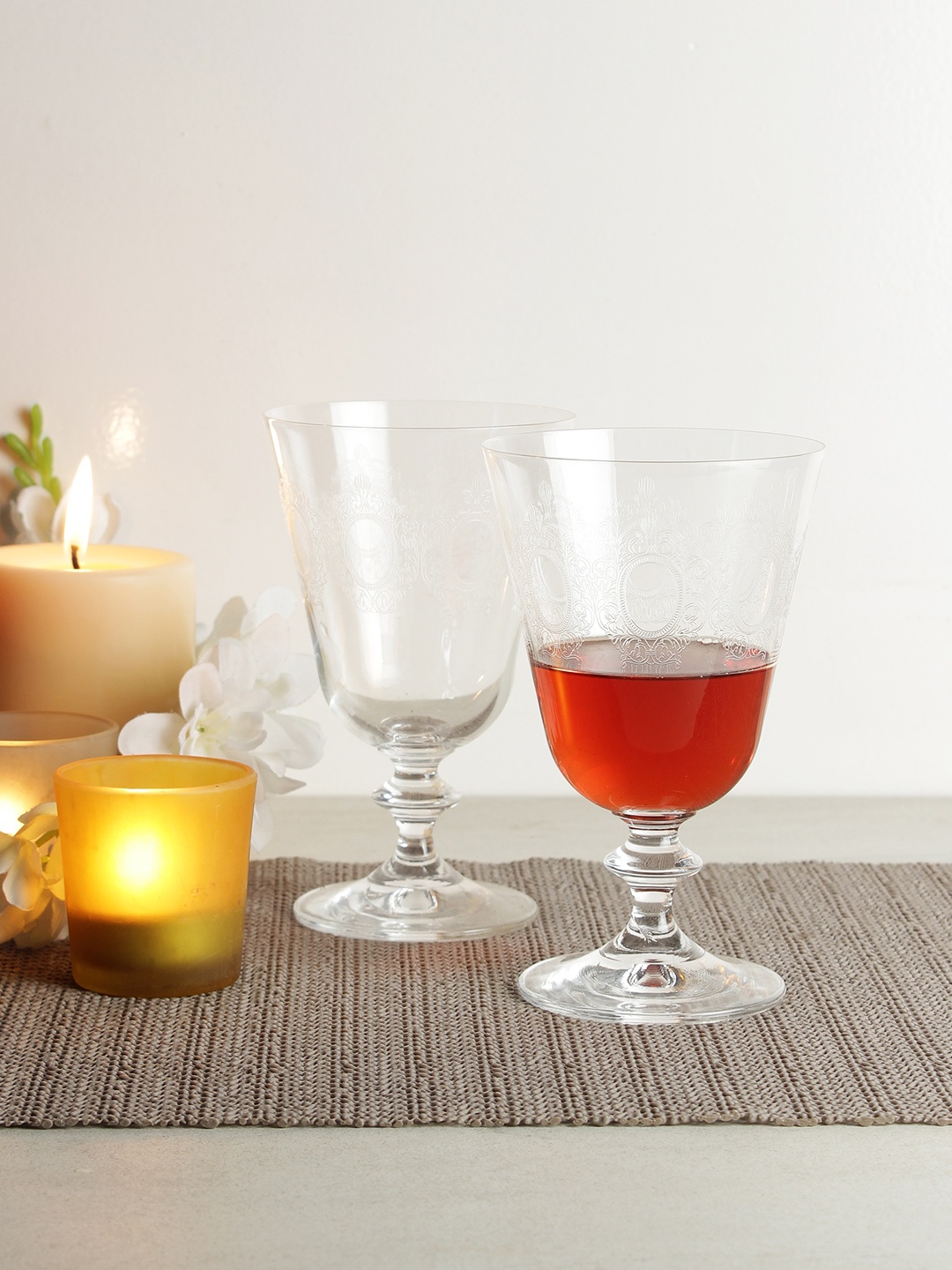 Bohemia Crystal Set of 6 Bella Crystal Cocktail Glass Lead free 350 ml, Transparent