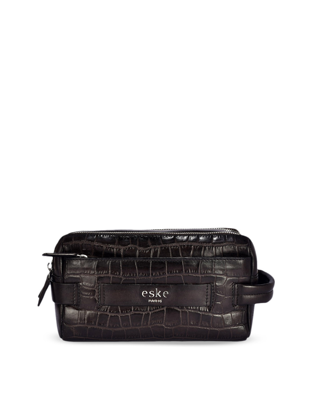 

Eske Men Brown Arlo Leather Travel Pouch