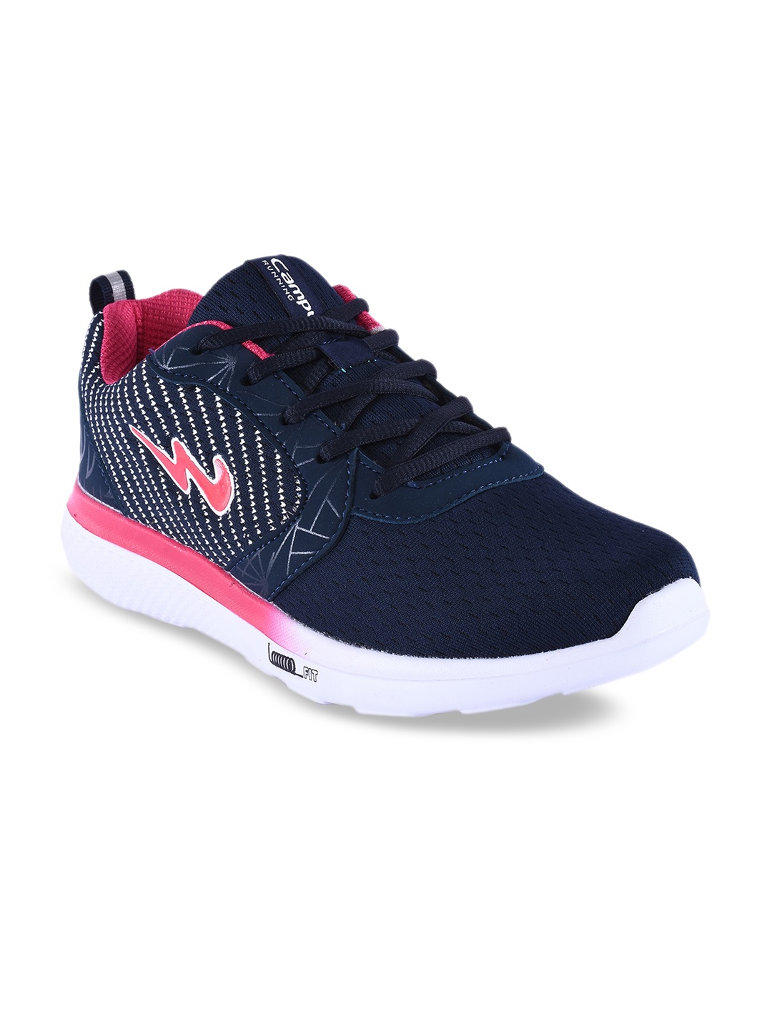 

Campus Women Blue Mesh Running Shoes