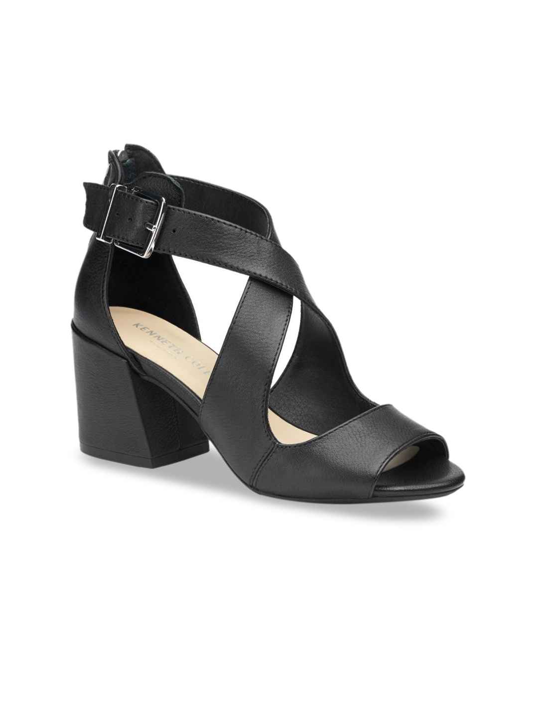 

Kenneth Cole Women Black Solid Peep Toes