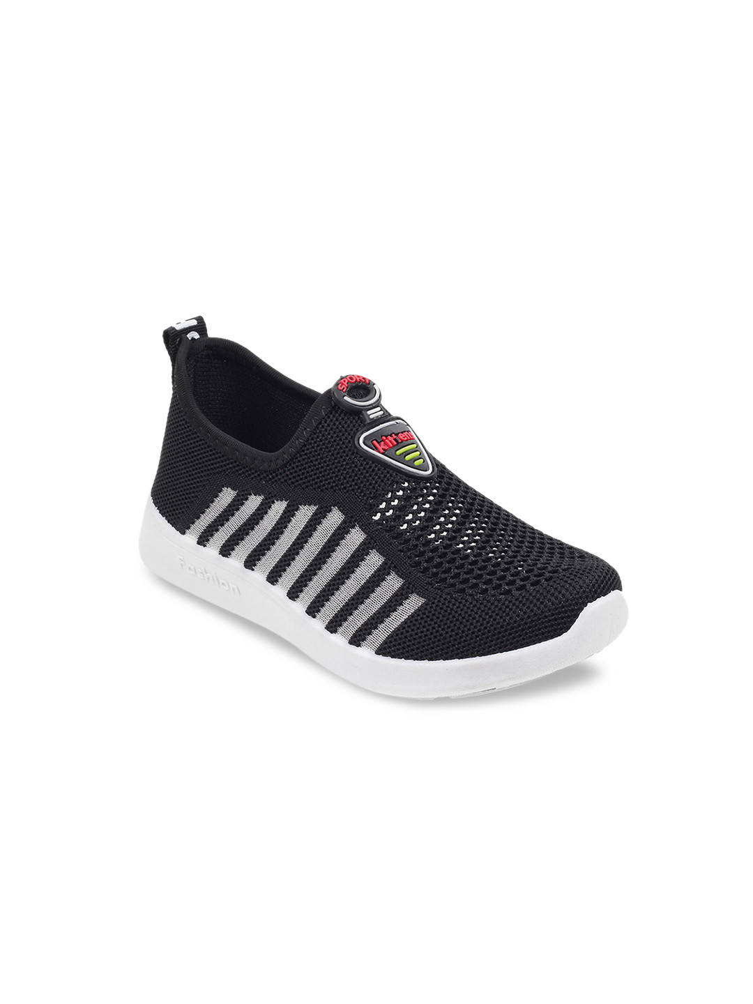 

Kittens Boys Black Slip-On Sneakers