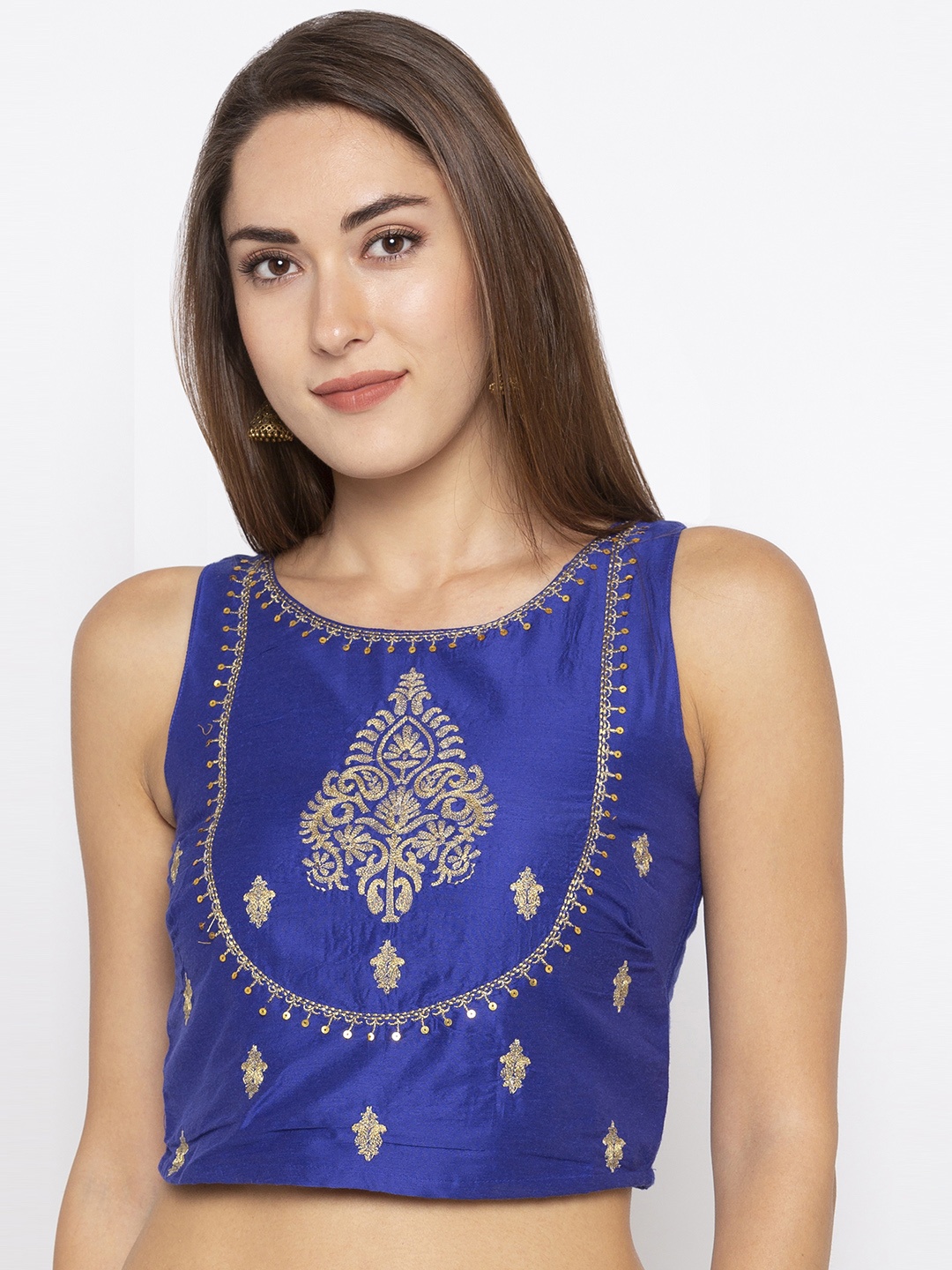 

Globus Blue Printed Slim Fit Tunics