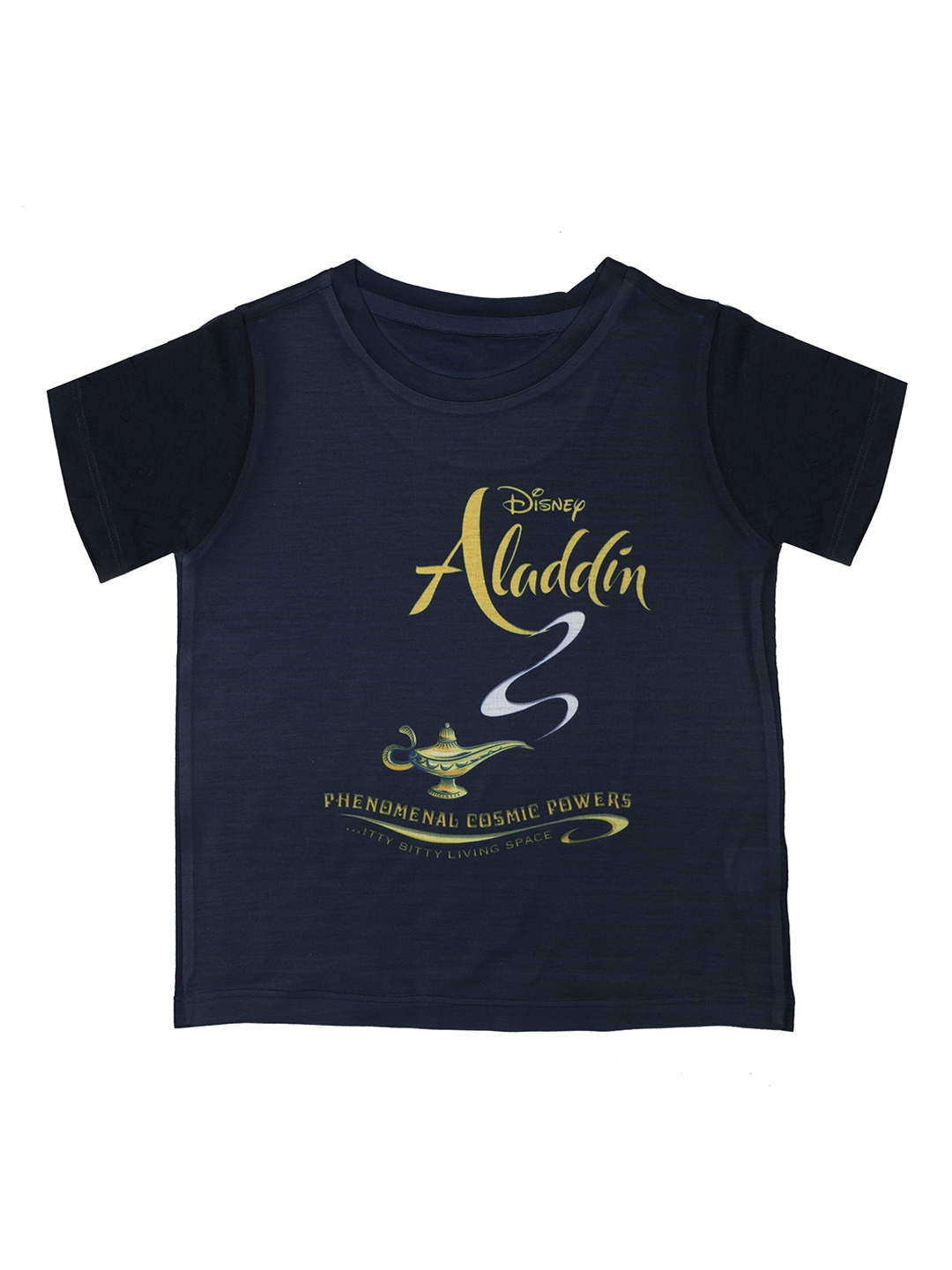 

Disney by Wear Your Mind Boys Navy Blue Printed Round Neck T-shirt