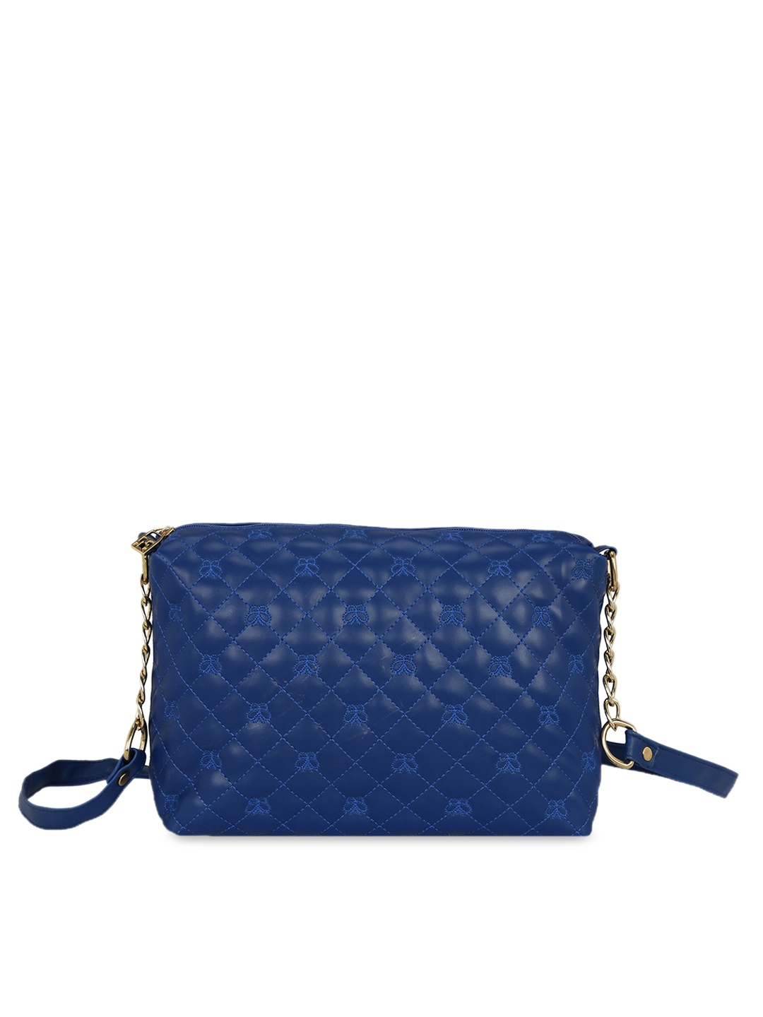 

KLEIO Women Quilted Sling Bag, Blue