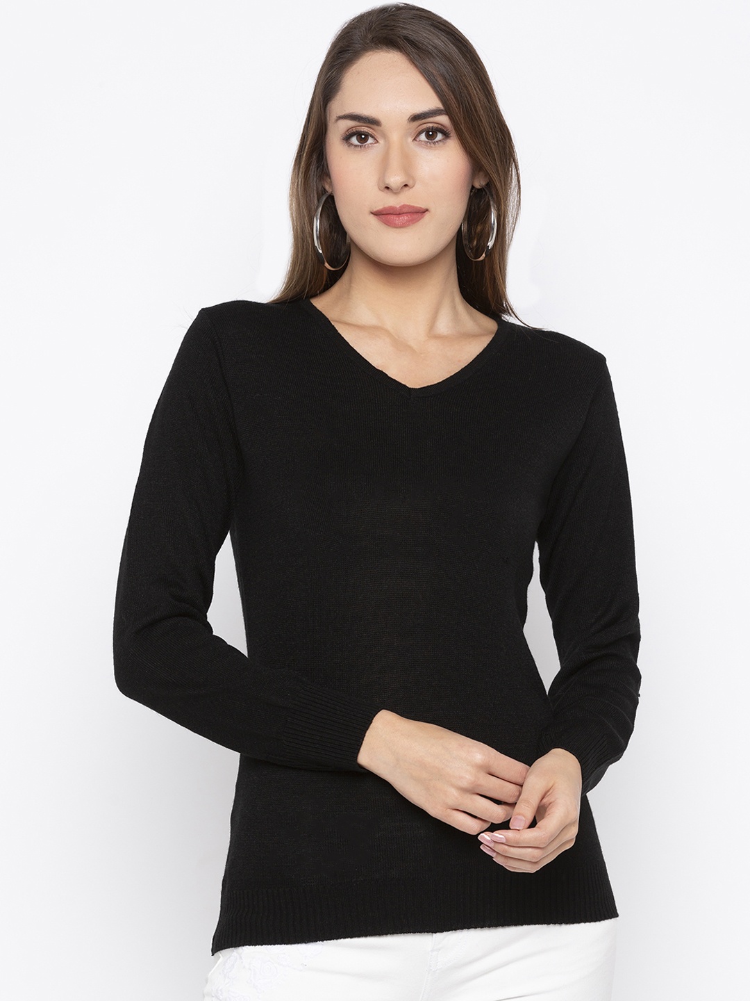 

Globus Women Black Self Design Top