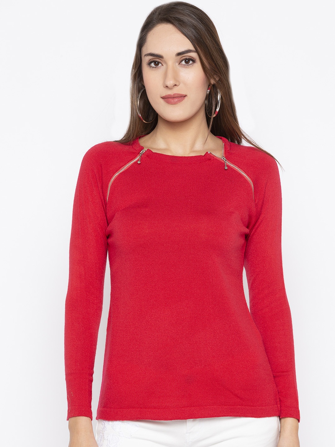 

Globus Women Red Solid Top