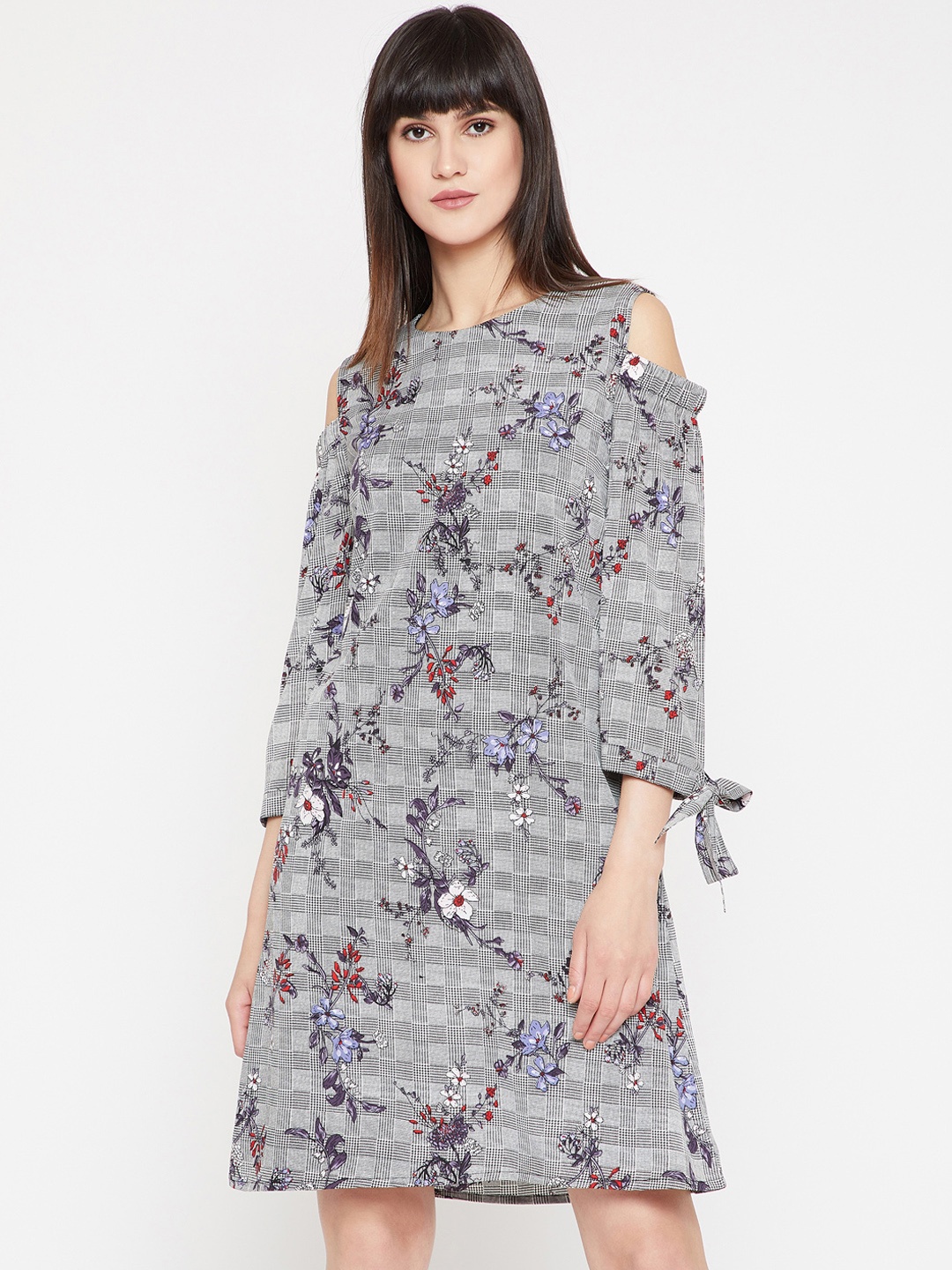 

RARE Women Grey A-Line Dress