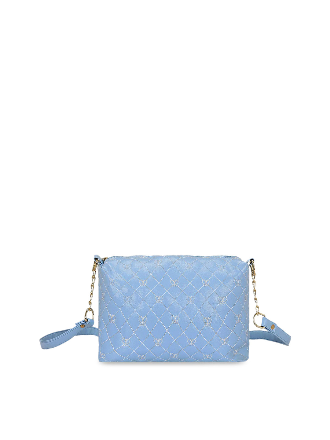 

KLEIO Quilted Sling Bag, Blue