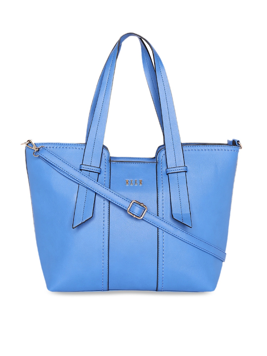 

ELLE Blue Solid Shoulder Bag