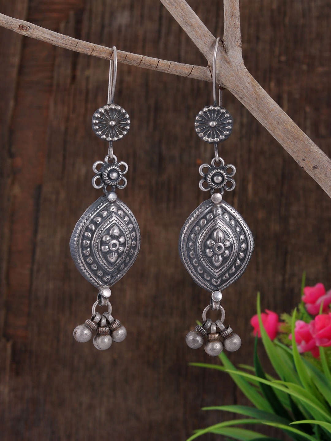 

Silvermerc Designs Silver-Plated Classic Drop Earrings