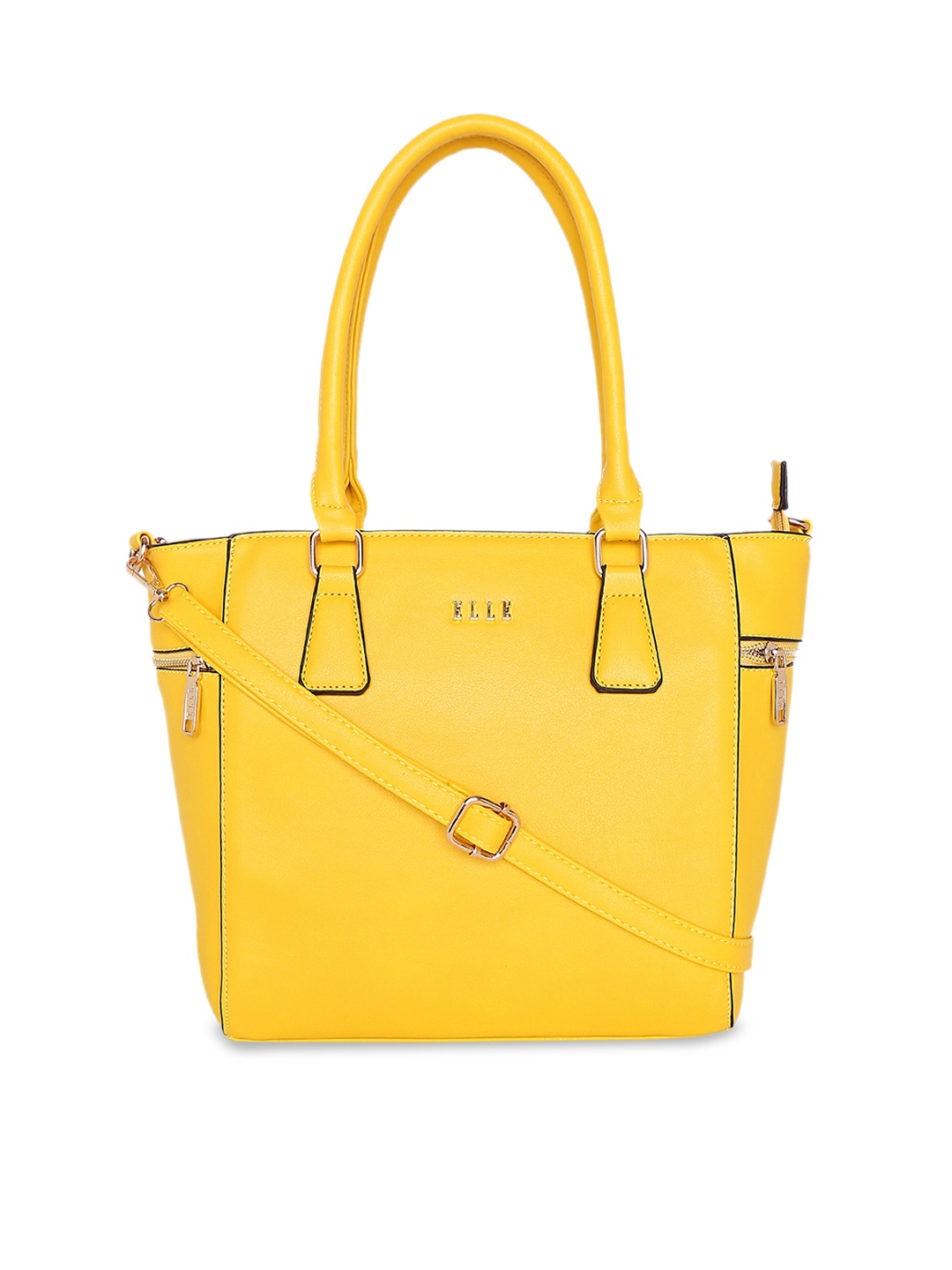 

ELLE Yellow Solid Shoulder Bag