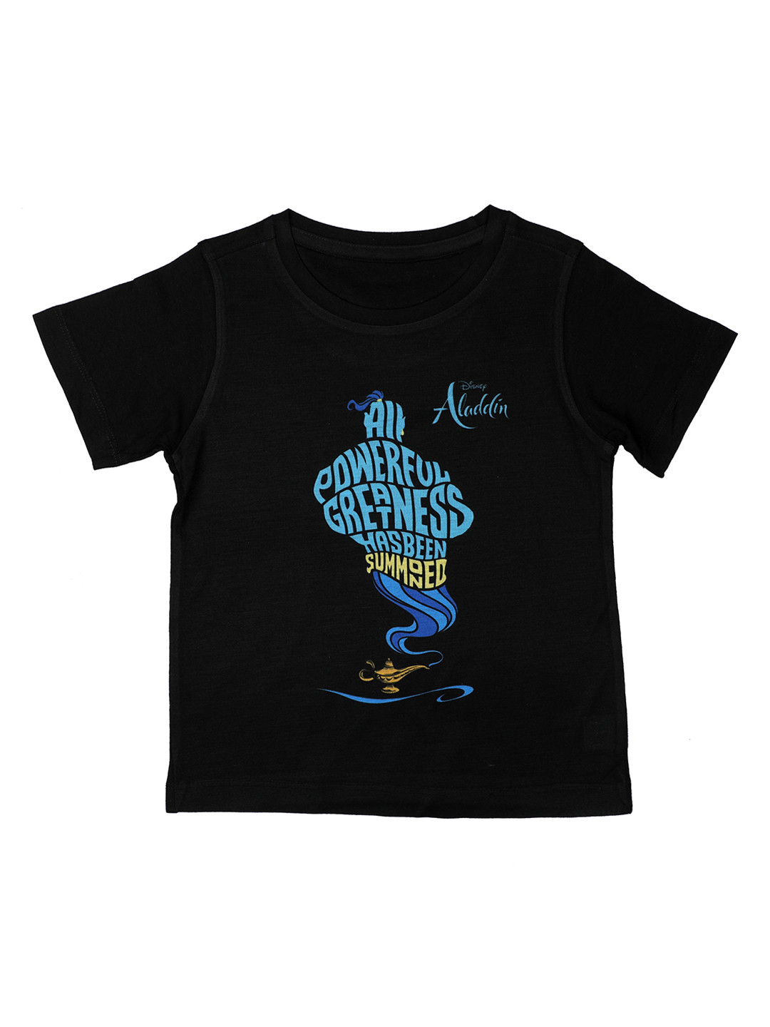 

Disney by Wear Your Mind Boys Black Printed Round Neck T-shirt