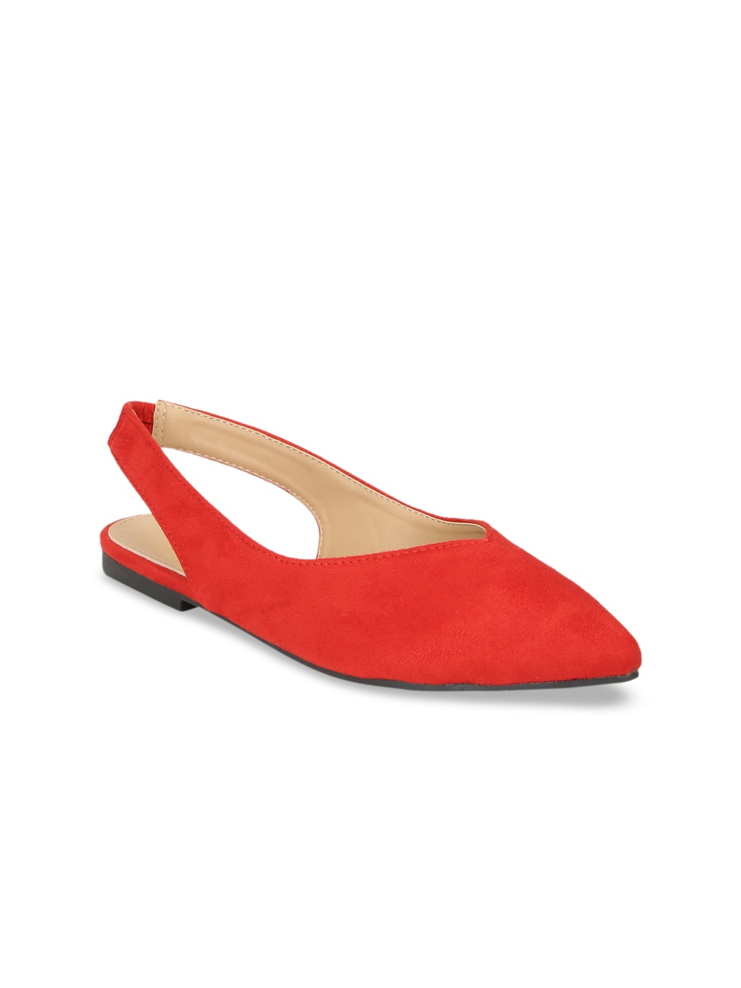

Truffle Collection Women Red Solid Mules