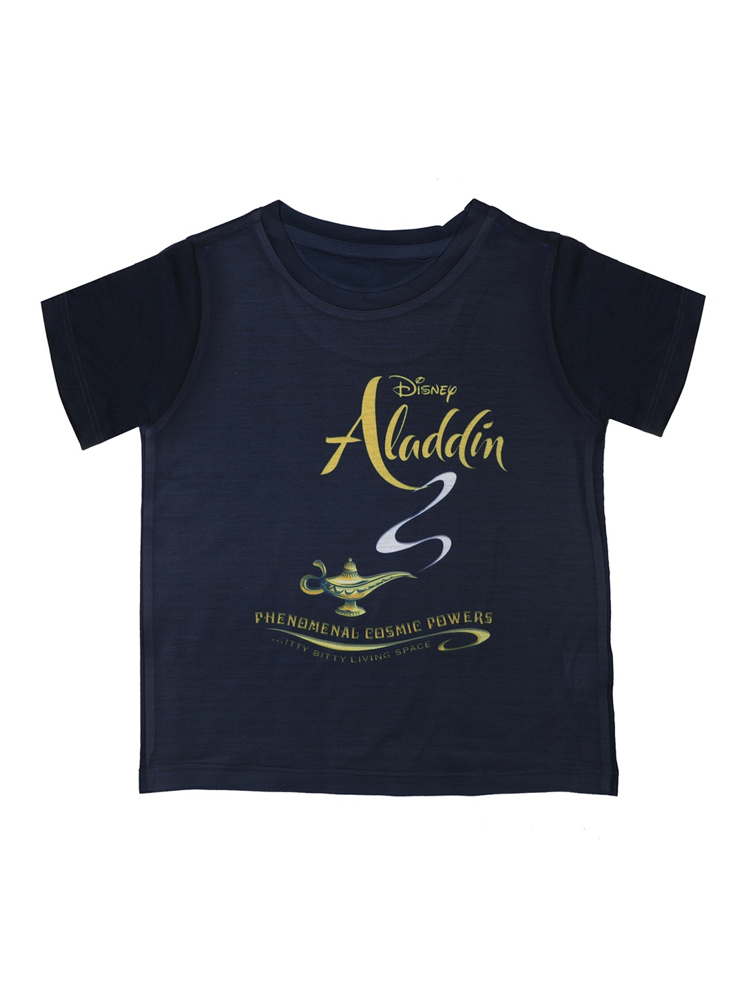 

Disney by Wear Your Mind Boys Navy Blue Printed Round Neck T-shirt