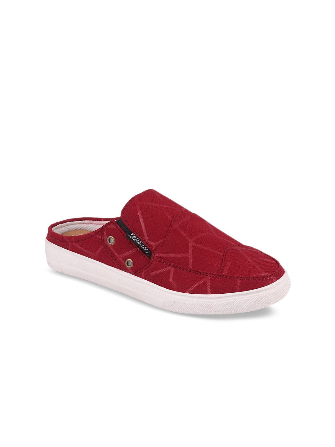 

FAUSTO Women Maroon Slip-On Sneakers