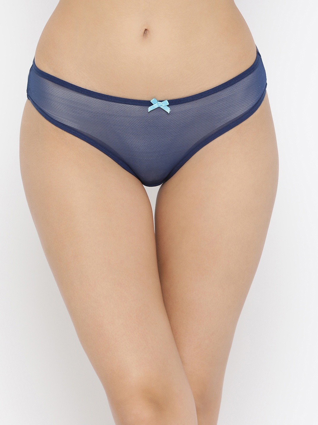 

Clovia Women Blue Solid Bikini Briefs PN3131R08XL