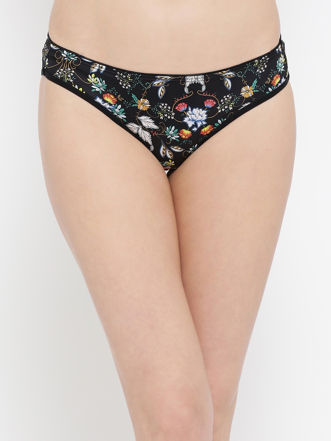 

Clovia Women Black Printed Bikini Brief PN3145P13XL