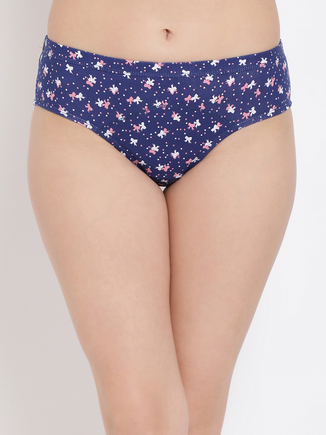 

Clovia Women Blue Printed Hipster Briefs PN5018R08