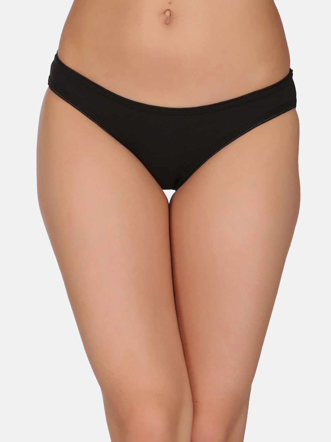 

Clovia Women Black Solid Bikini Briefs PN2021R13XL