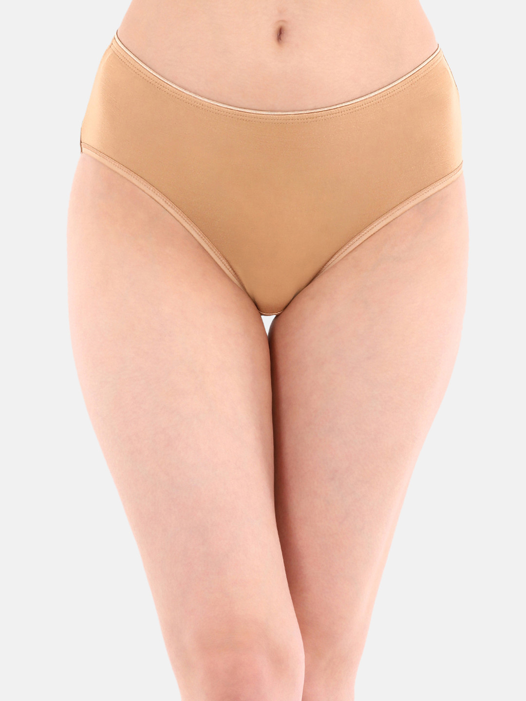 

Clovia Modal Mid Waist Hipster Brief PN5003R243XL, Beige