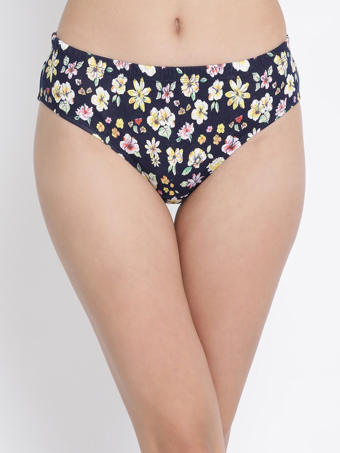 

Clovia Women Navy Blue & White Printed Hipster Briefs PN5006R01