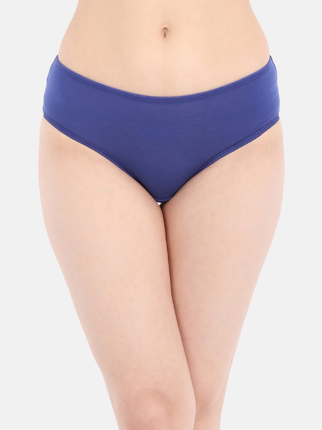 

Clovia Women Blue Solid Hipster Brief PN5003R08XL