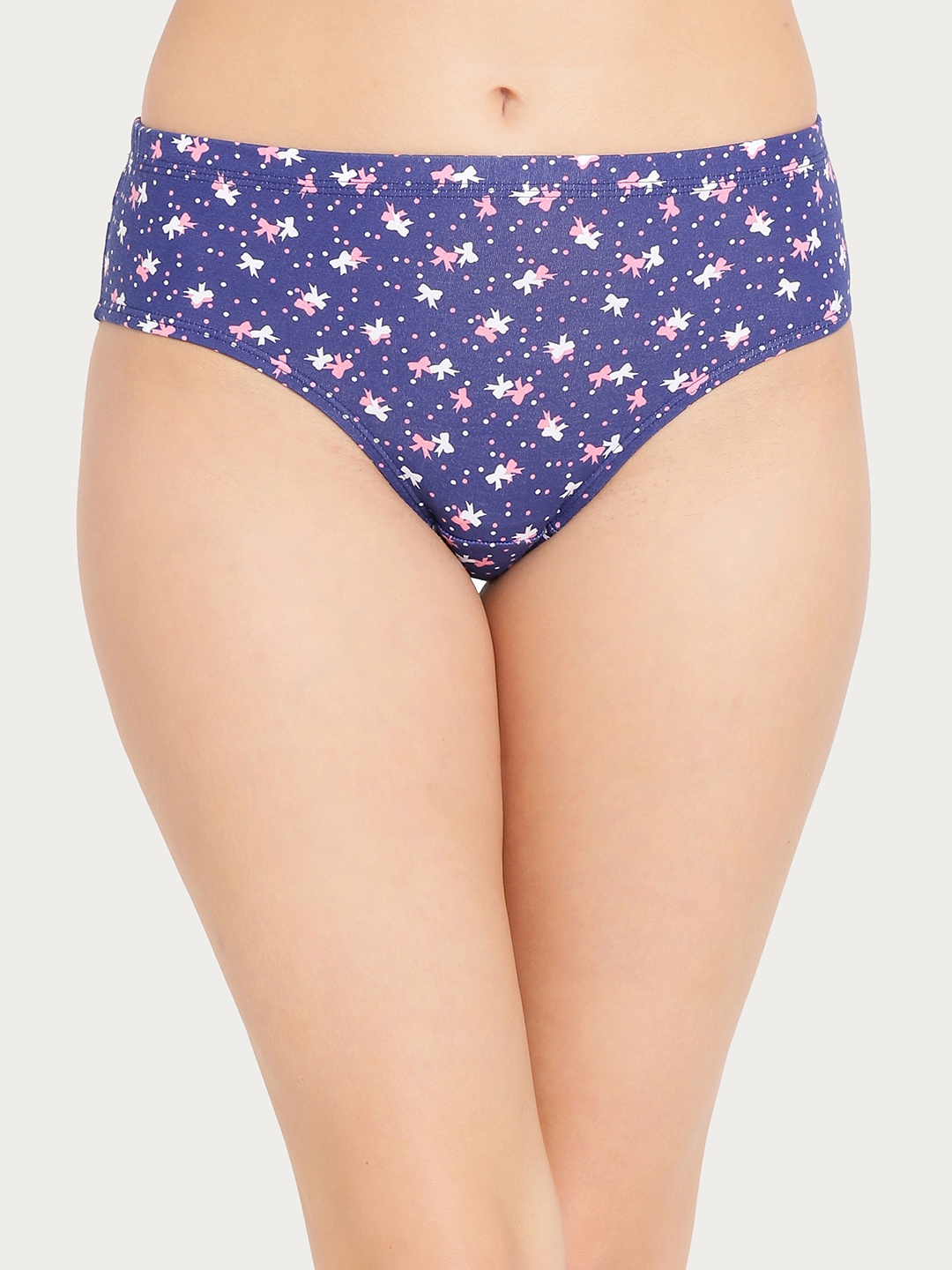 

Clovia Women Blue Printed Hipster Briefs PN5015P08XL