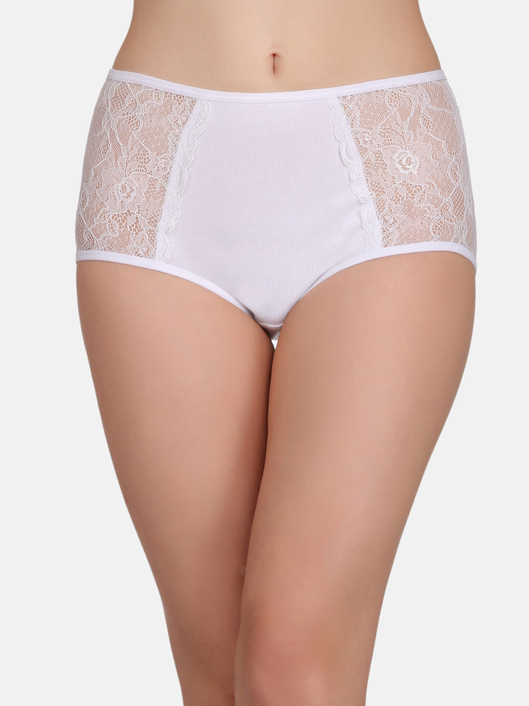 

Clovia Women White Solid Hipster Briefs PN1675R18XXL