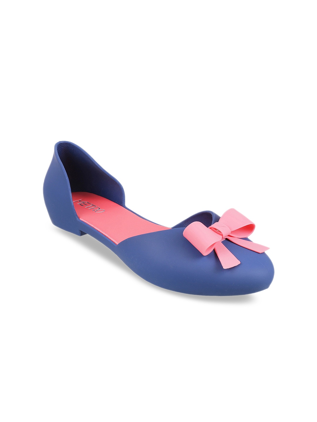 

Metro Women Blue Solid Ballerinas