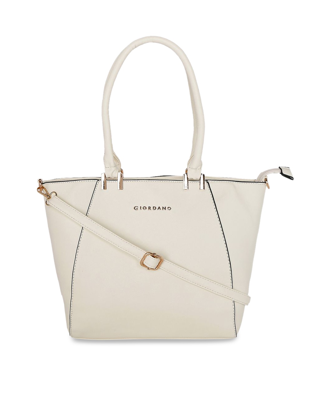 

GIORDANO Cream-Coloured Solid Shoulder Bag