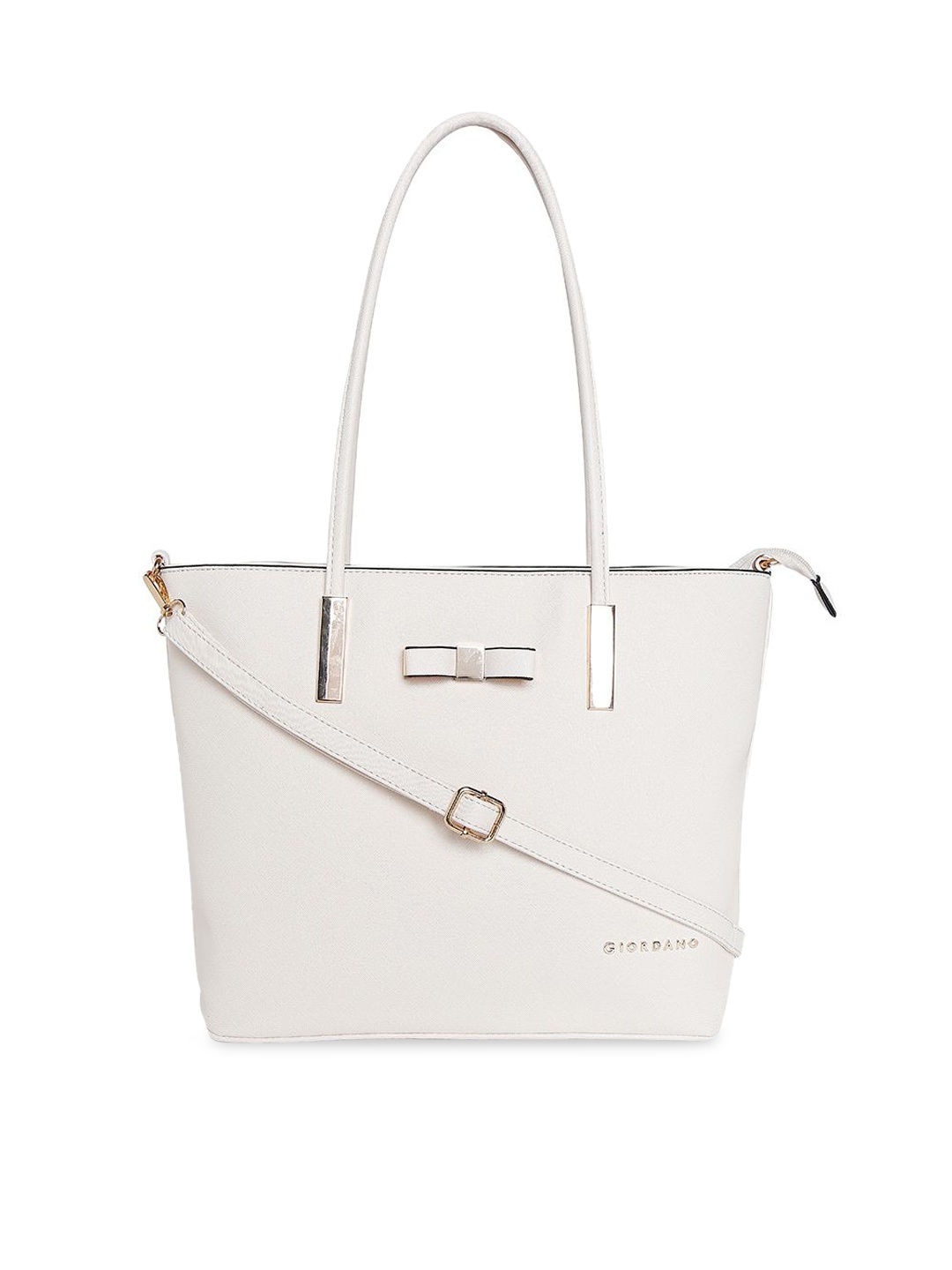 

GIORDANO Off-White Solid Shoulder Bag